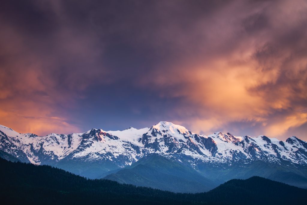 Vista da Cordilheira dos Andes