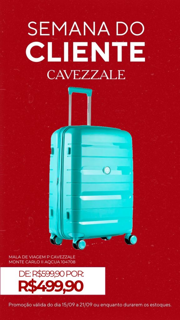 Arte com mala de viagem Cavezzale